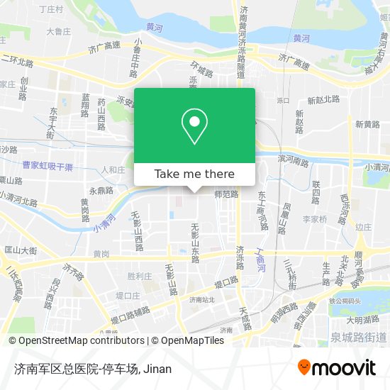 济南军区总医院-停车场 map
