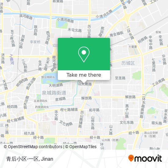 青后小区-一区 map