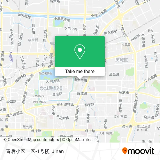 青后小区一区-1号楼 map