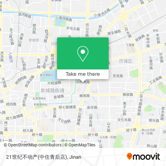 21世纪不动产(中住青后店) map