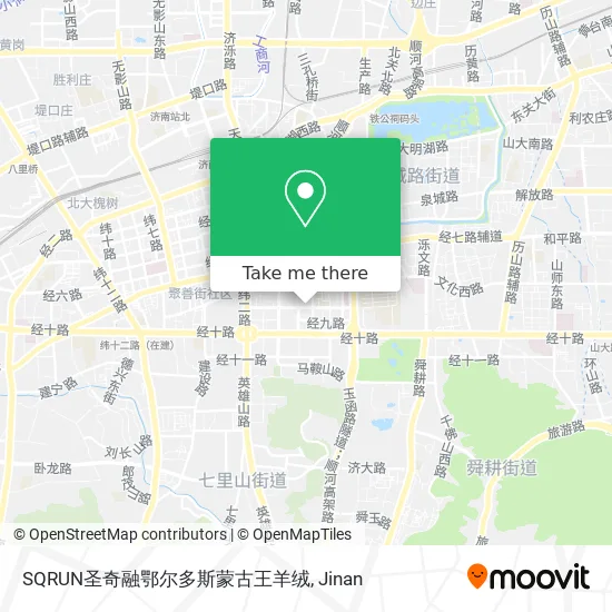 SQRUN圣奇融鄂尔多斯蒙古王羊绒 map