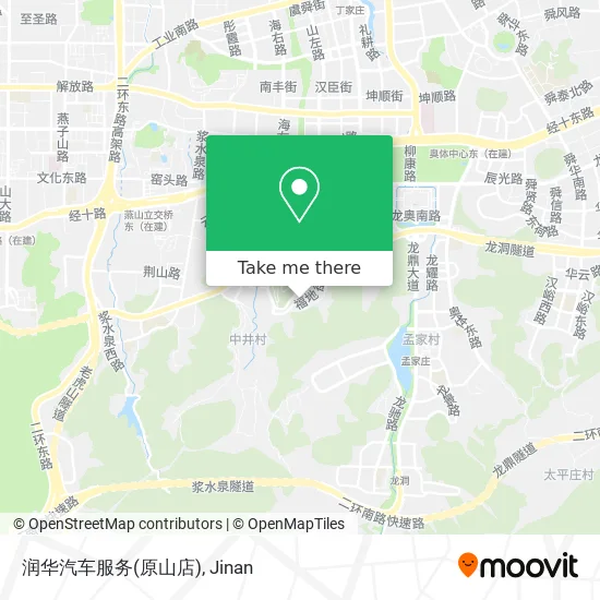 润华汽车服务(原山店) map