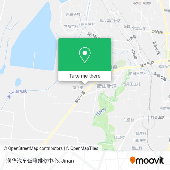润华汽车钣喷维修中心 map