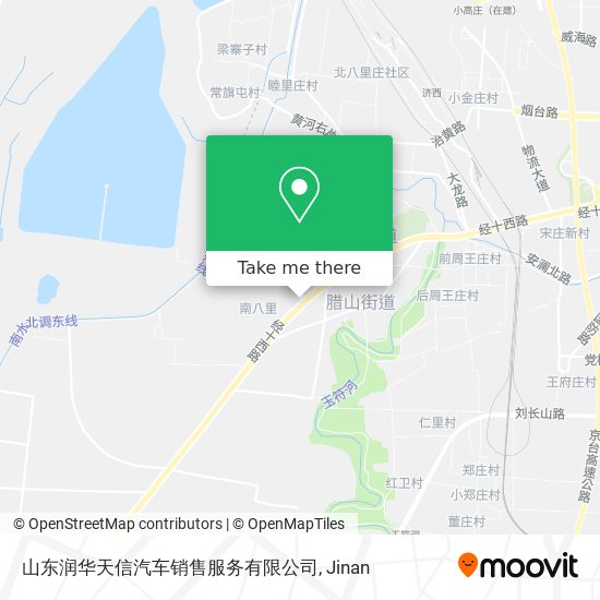 山东润华天信汽车销售服务有限公司 map