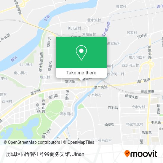 历城区同华路1号99商务宾馆 map