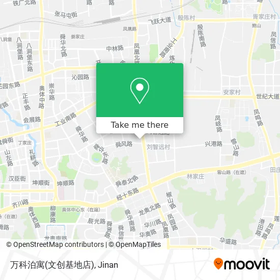 万科泊寓(文创基地店) map
