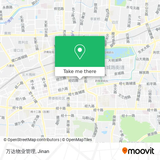 万达物业管理 map