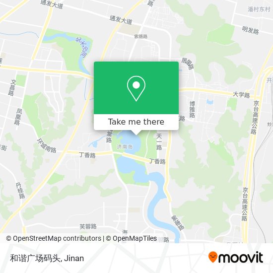 和谐广场码头 map