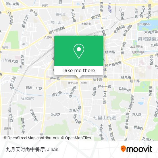 九月天时尚中餐厅 map