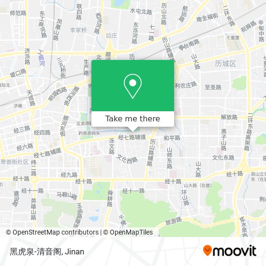黑虎泉-清音阁 map