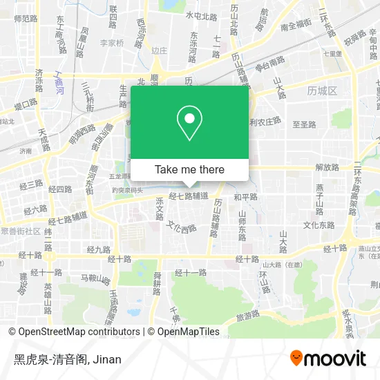 黑虎泉-清音阁 map