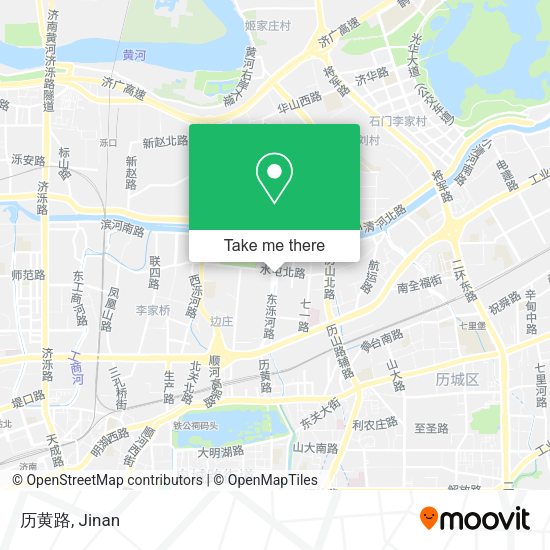 历黄路 map