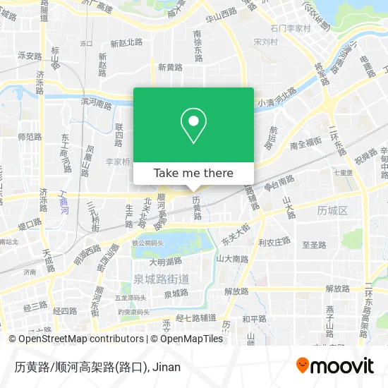 历黄路/顺河高架路(路口) map