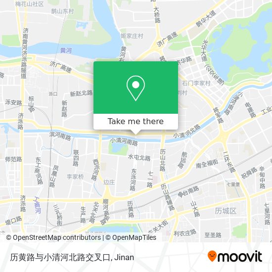 历黄路与小清河北路交叉口 map