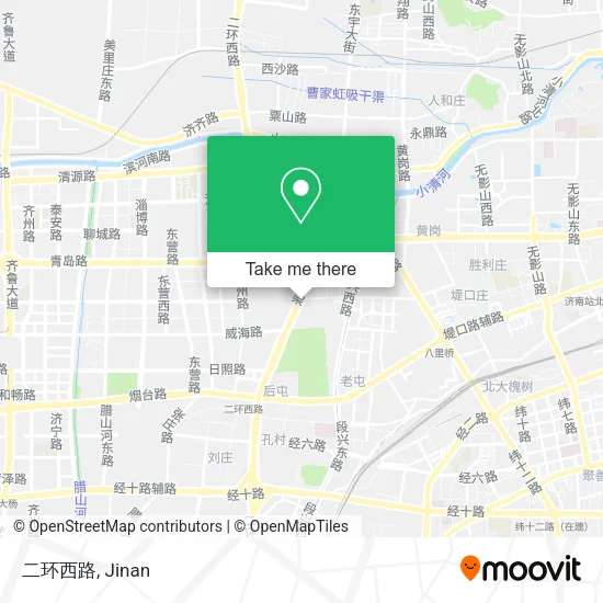 二环西路 map