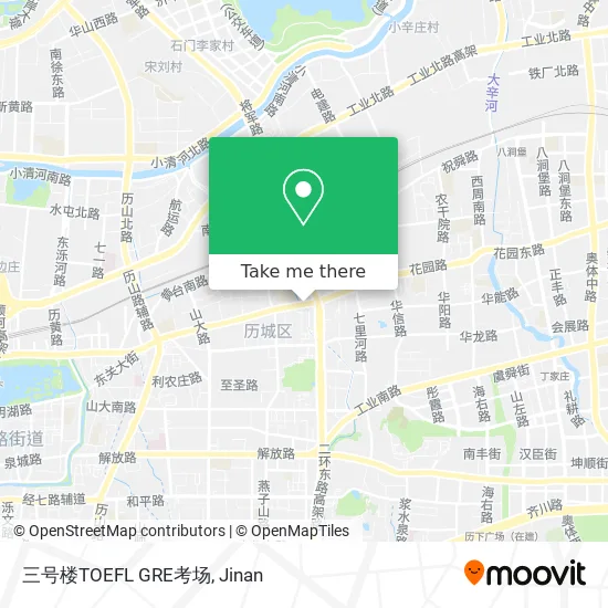 三号楼TOEFL GRE考场 map