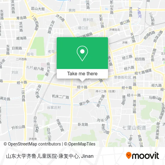 山东大学齐鲁儿童医院-康复中心 map