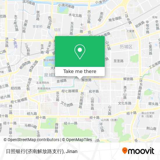 日照银行(济南解放路支行) map
