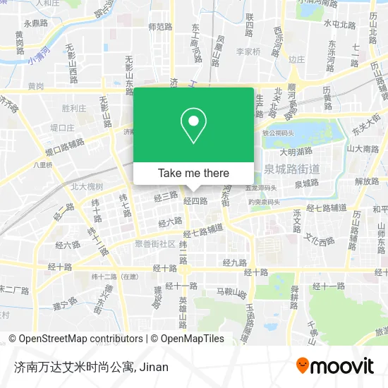 济南万达艾米时尚公寓 map