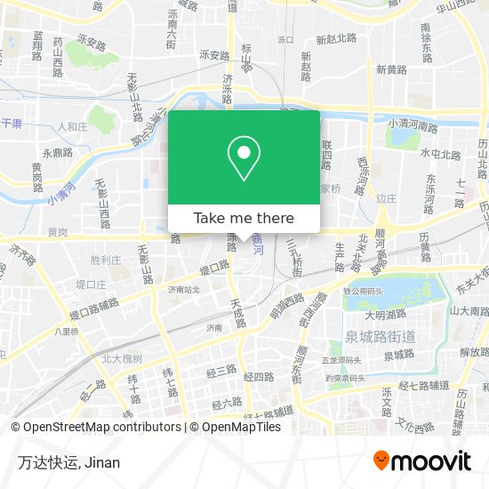 万达快运 map