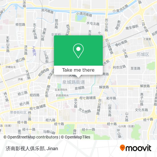 济南影视人俱乐部 map