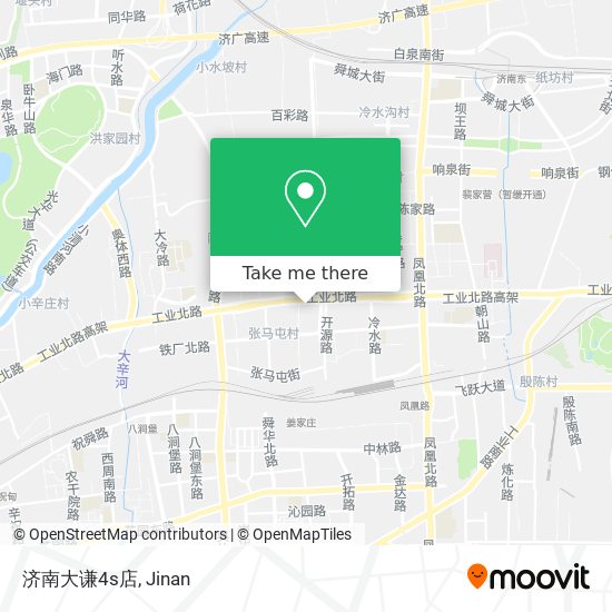 济南大谦4s店 map