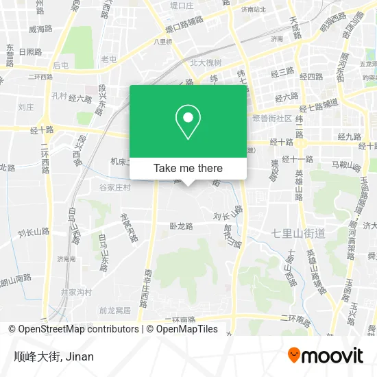 顺峰大街 map