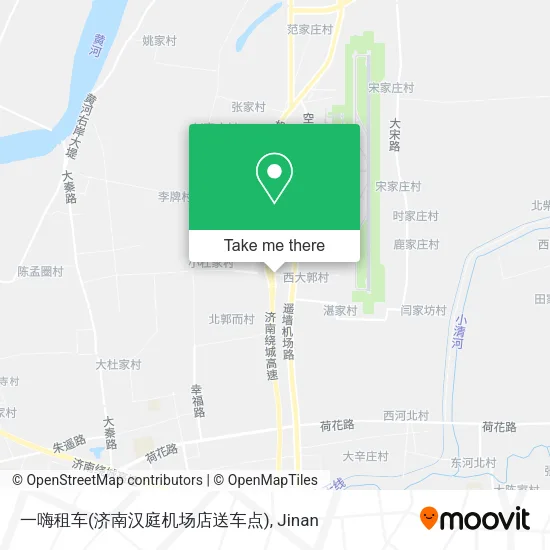 一嗨租车(济南汉庭机场店送车点) map