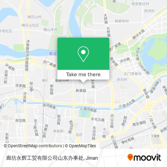 廊坊永辉工贸有限公司山东办事处 map