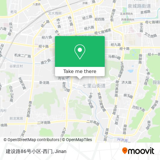 建设路86号小区-西门 map
