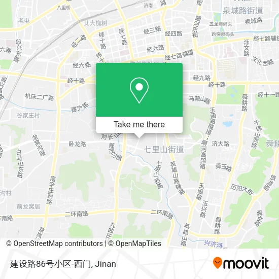 建设路86号小区-西门 map