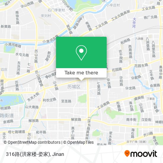 316路(洪家楼-娄家) map
