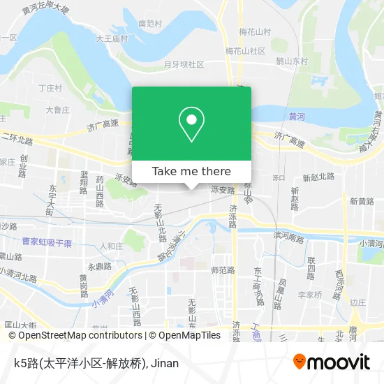 k5路(太平洋小区-解放桥) map