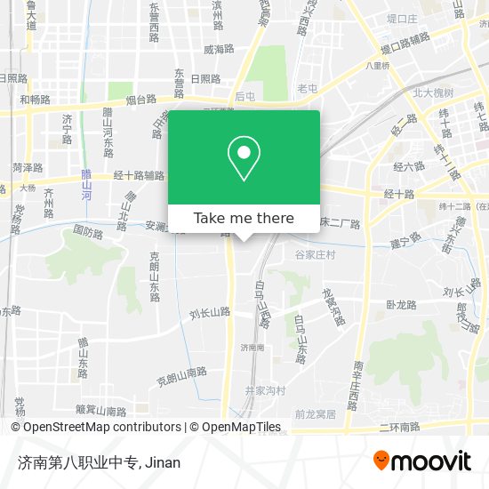 济南第八职业中专 map