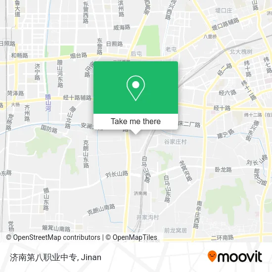 济南第八职业中专 map