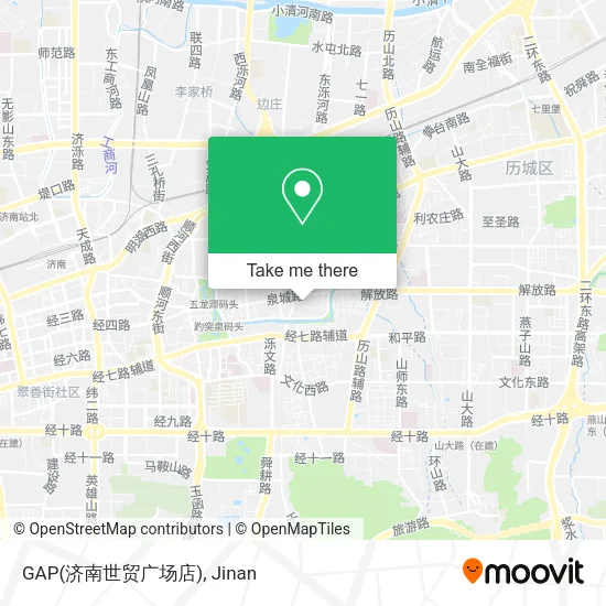 GAP(济南世贸广场店) map