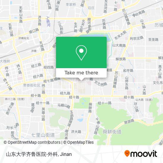 山东大学齐鲁医院-外科 map