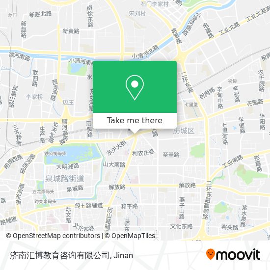 济南汇博教育咨询有限公司 map