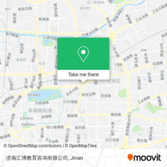 济南汇博教育咨询有限公司 map