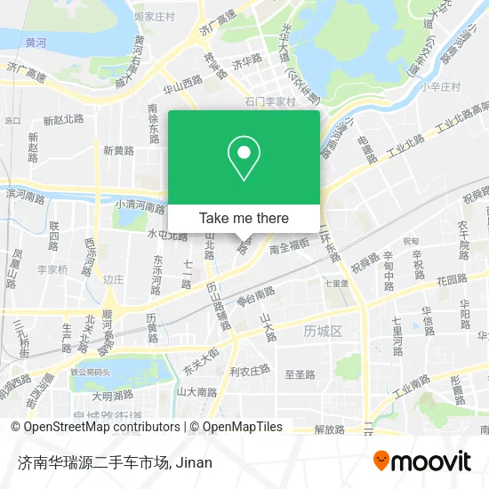 济南华瑞源二手车市场 map