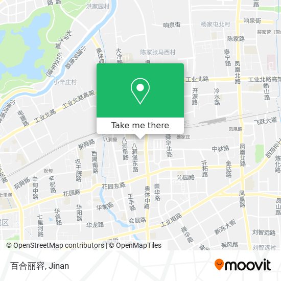 百合丽容 map