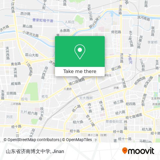 山东省济南博文中学 map