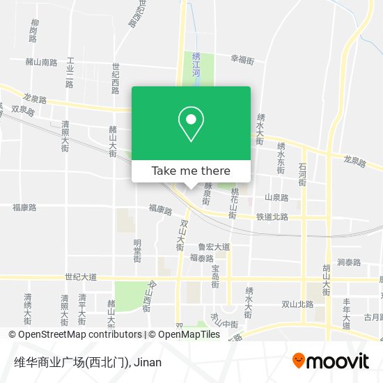 维华商业广场(西北门) map