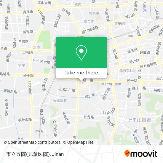 市立五院(儿童医院) map