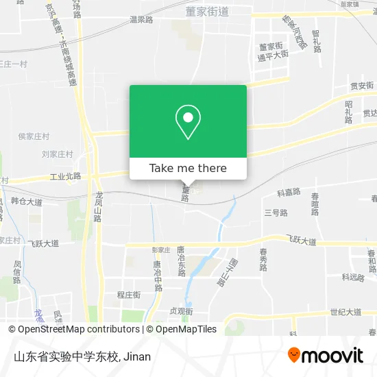 山东省实验中学东校 map