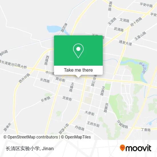 长清区实验小学 map