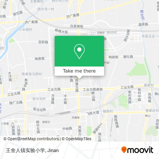 王舍人镇实验小学 map