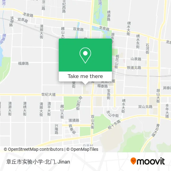 章丘市实验小学-北门 map