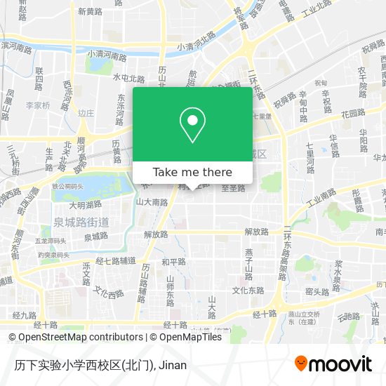 历下实验小学西校区(北门) map