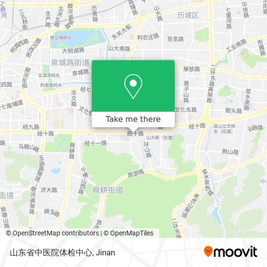 山东省中医院体检中心 map
